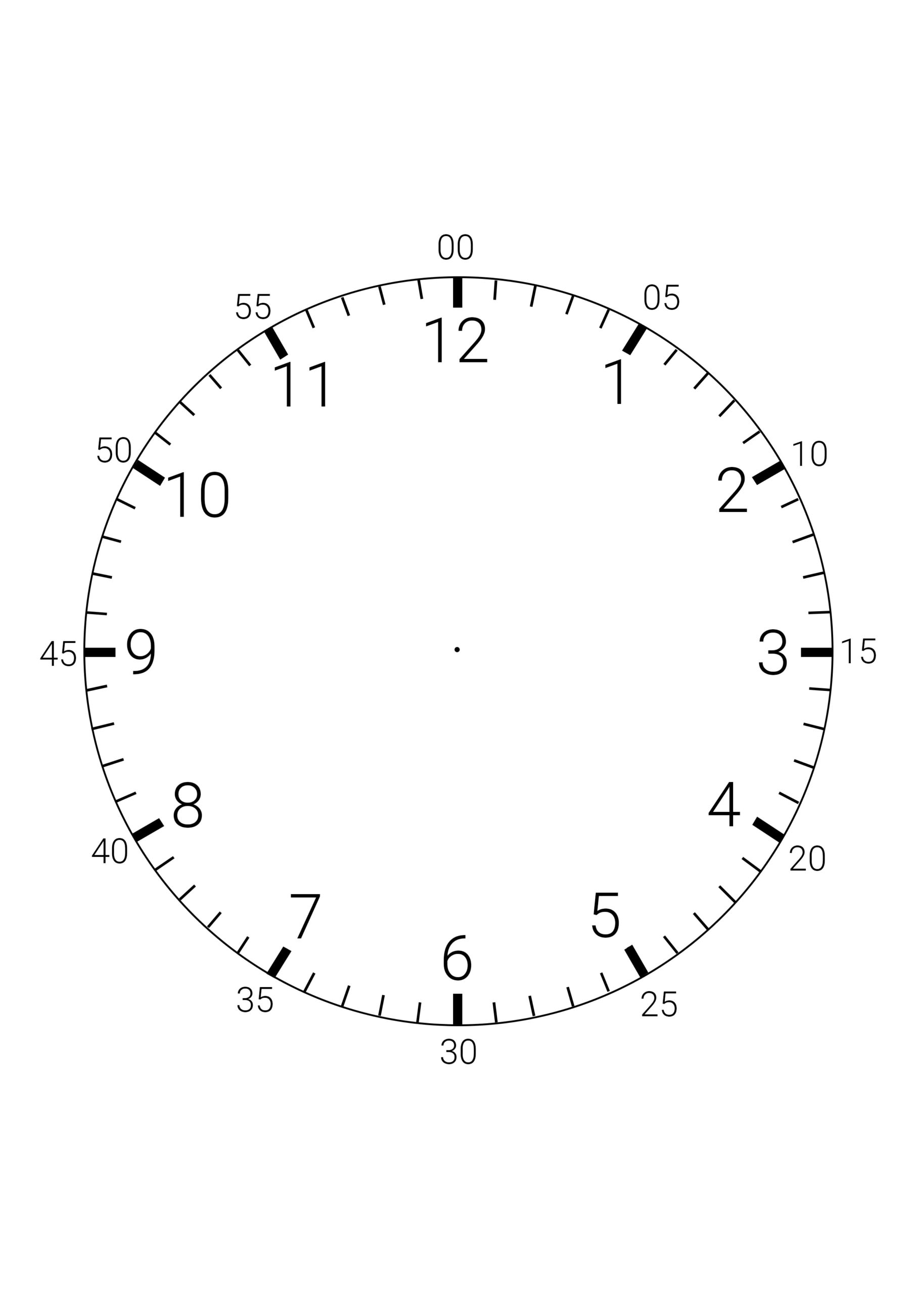 Printable Telling Time Worksheets And IKEA TROMMA Clock Face Template