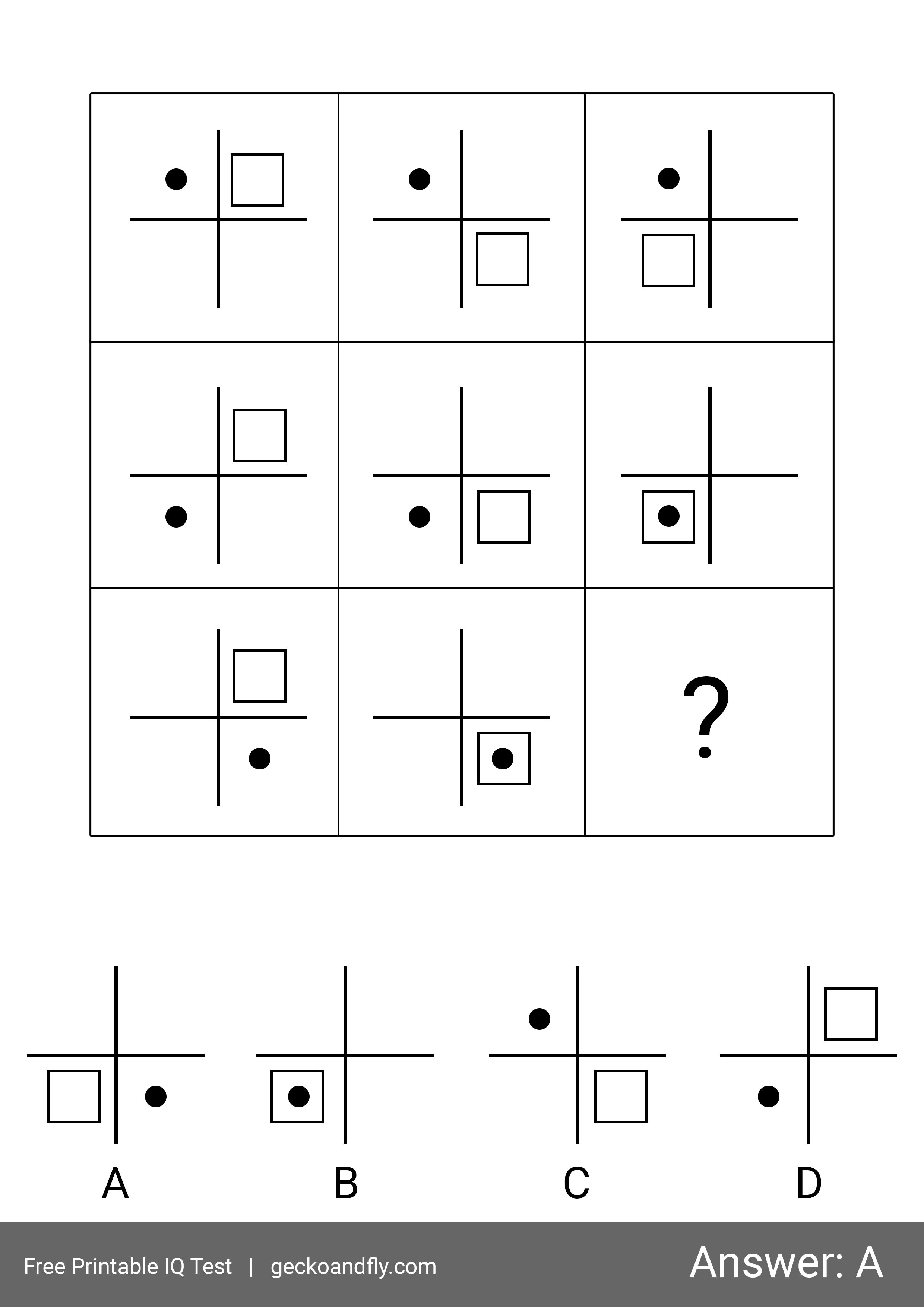 60 Free Printable IQ Test For Kids From 5 To 16 Years Old Part 2 
