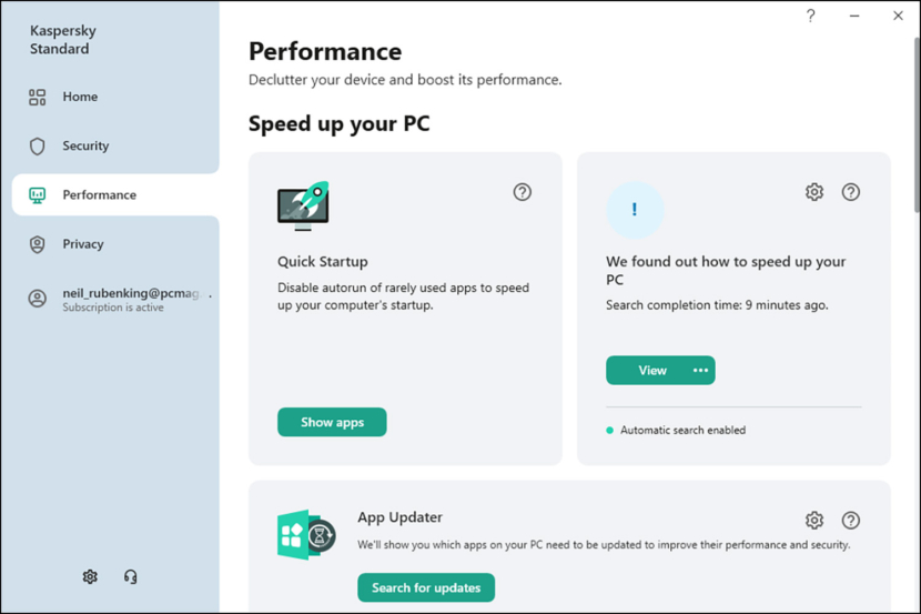 Kaspersky Standard screen shot