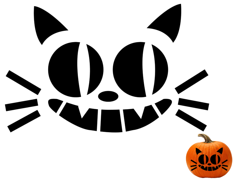 Free printable pumpkin carving pattern