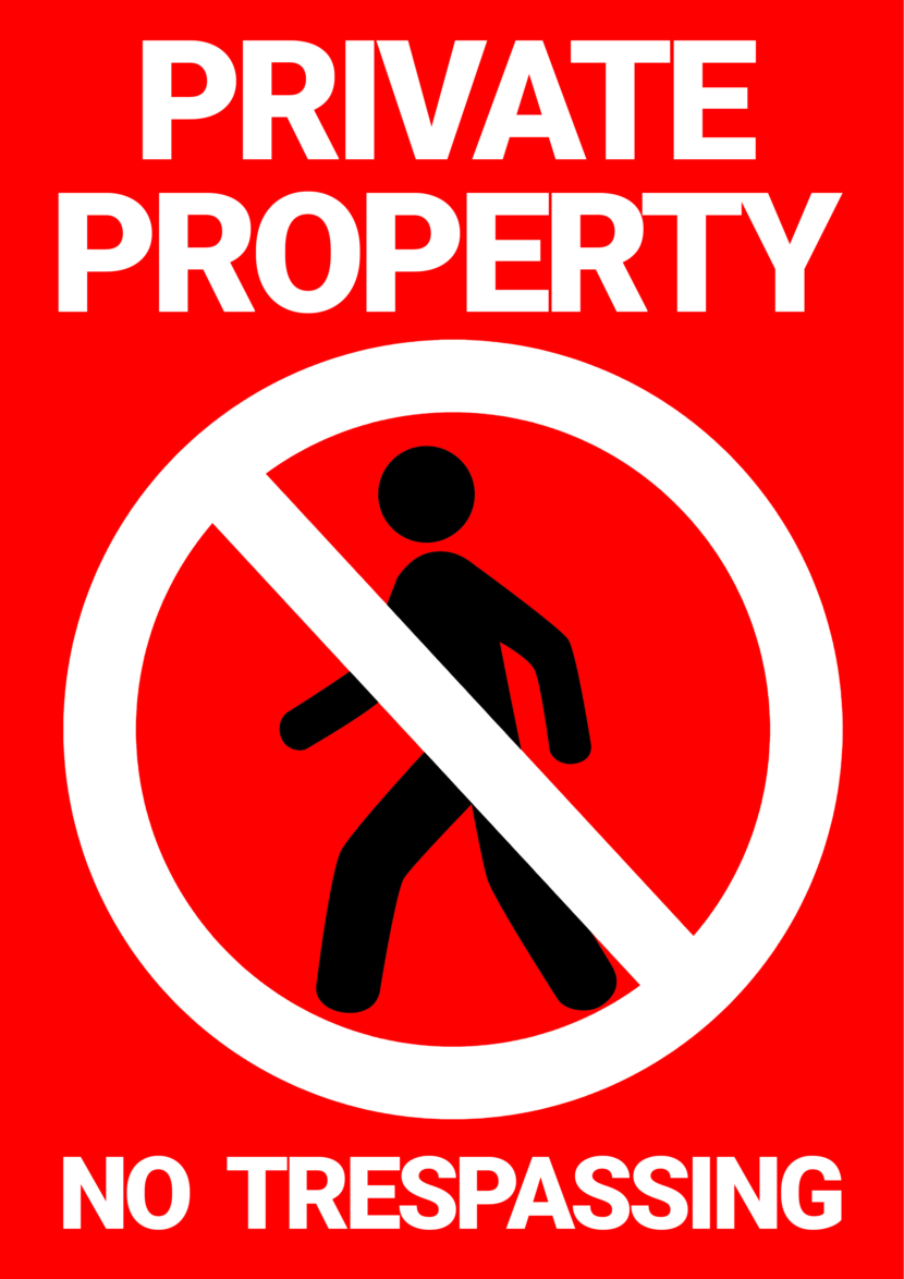Private Property Do Not Trespass Free Printable Signs