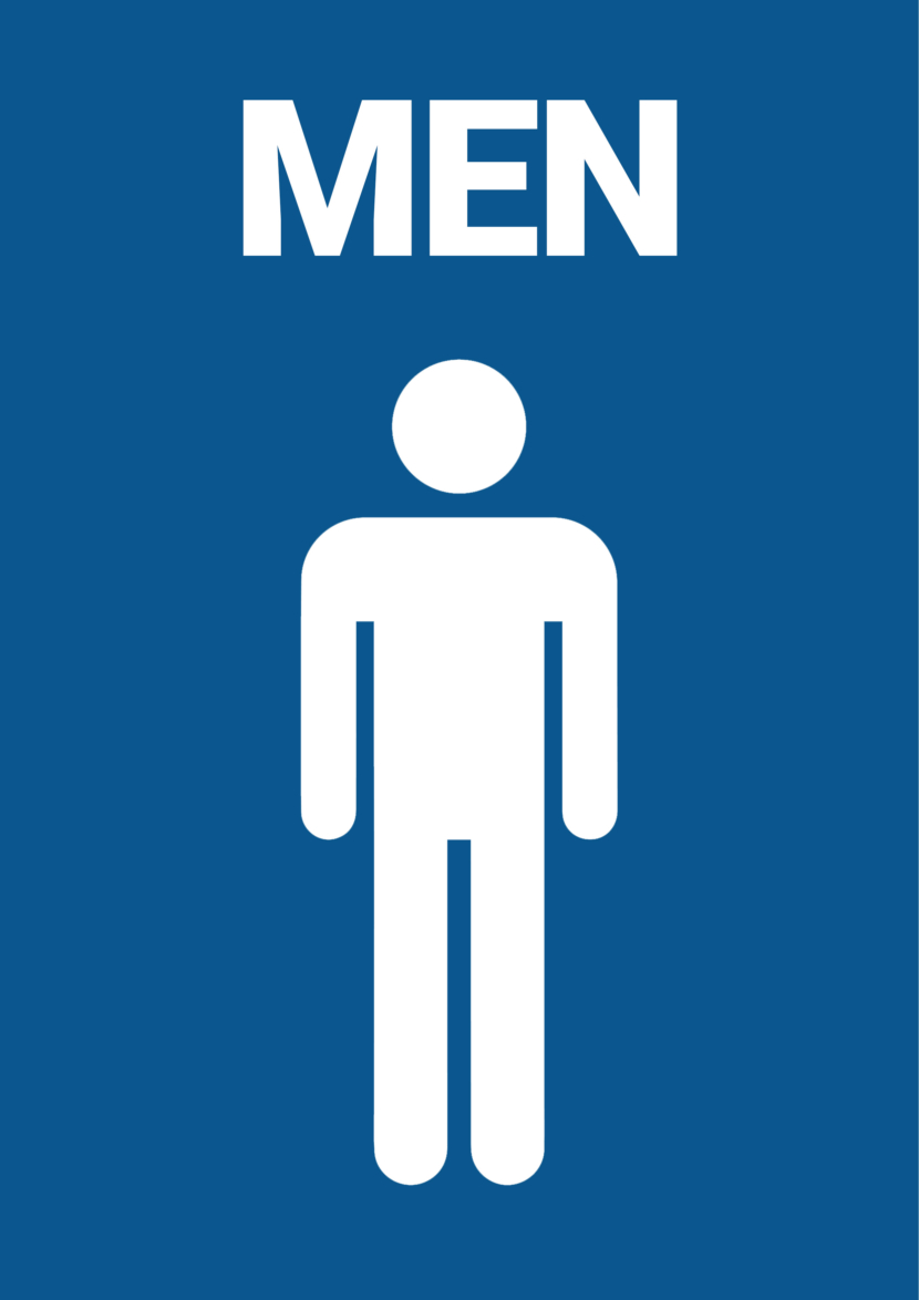 Restroom Men Free Printable Signs