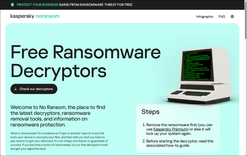Kaspersky NoRansom