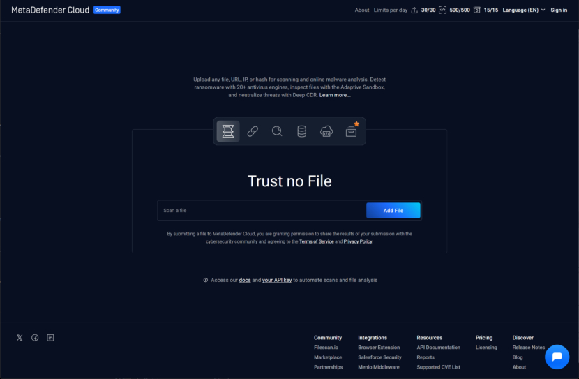 MetaDefender Cloud