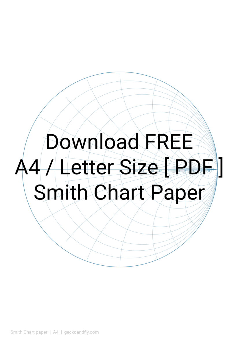 Printable Smith Chart Paper Template in A4 and Letter size
